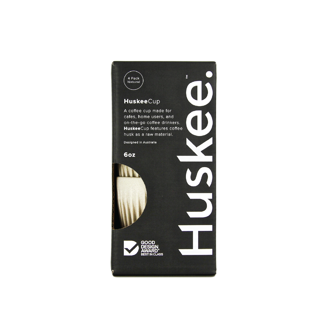 Huskee Classic Coffee Cup 6 oz Pack of 4